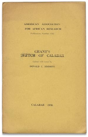 Bild des Verkufers fr Grant's Sketch of Calabar zum Verkauf von Ian Brabner, Rare Americana (ABAA)