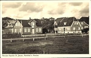 Bild des Verkufers fr Ansichtskarte / Postkarte Norddorf auf Amrum Nordfriesland, Pension Kapitn Br. Jensen zum Verkauf von akpool GmbH