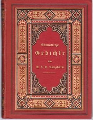 Sämmtliche Gedichte von August Friedrich Ernst Langbein - Erster Band