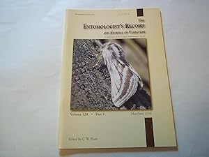 Seller image for The Entomologist's Record and Journal of Variation. Volume 128 part 3 May/June 2016 for sale by Carmarthenshire Rare Books