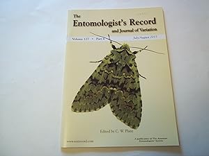 Seller image for The Entomologist's Record and Journal of Variation. Volume 127 part 4 July/August 2015 for sale by Carmarthenshire Rare Books