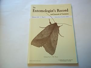 Seller image for The Entomologist's Record and Journal of Variation. Volume 126 part 5 September/October 2014 for sale by Carmarthenshire Rare Books