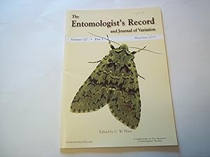 Seller image for The Entomologist's Record and Journal of Variation. Volume 127 part 3 May/June 2015 for sale by Carmarthenshire Rare Books