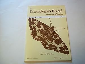 Seller image for The Entomologist's Record and Journal of Variation. Volume 124 part 3 May/June 2012 for sale by Carmarthenshire Rare Books