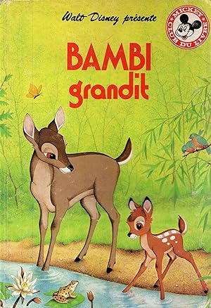 Bild des Verkufers fr Bambi grandit zum Verkauf von JP Livres