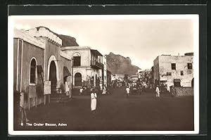 Ansichtskarte Aden, The Crater Bazaar
