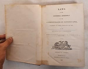 Laws of the General Assembly of the Commonwealth of Pennsylvania : Passed at the session of 1841,...