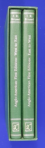 Seller image for Anglo-American First Editions 1826-1900 East to West and West to East 1786-1930. [2 volumes, complete set ] for sale by Wykeham Books