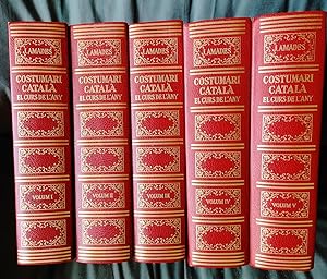 Seller image for Costumari Catal. El Curs de L'any 5 Vols. 1982 for sale by LLEIXIULLIBRES