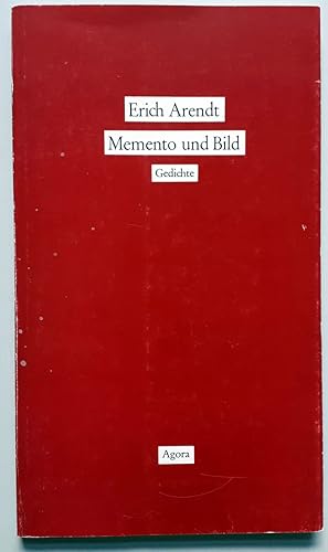 Bild des Verkufers fr Memento und Bild - Gedichte zum Verkauf von Verlag IL Kunst, Literatur & Antiquariat