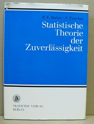 Image du vendeur pour Statistische Theorie der Zuverlssigkeit. Wahrscheinlichkeitstheoretische Modelle. (Mathematische Lehrbcher und Monographien, II. Abteilung. Band 49) mis en vente par Nicoline Thieme