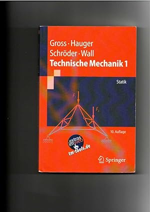 Seller image for Dietmar Gross, Werner Hauger, Technische Mechanik 1 - Statik (2009) for sale by sonntago DE