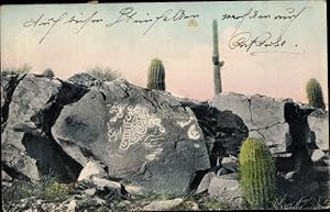 Imagen del vendedor de Ansichtskarte / Postkarte Arizona USA, Hieroglyphic Rocks a la venta por akpool GmbH