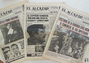 EL ALCAZAR. El Golpe de Estado, 23 F. Lote de 3 periódicos