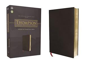 Bild des Verkufers fr Thompson Chain-Reference Bible : New American Standard Bible, Black, Bonded Leather, Red Letter zum Verkauf von GreatBookPrices
