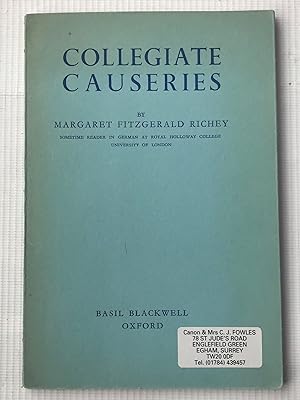 Seller image for Collegiate Causeries for sale by Beach Hut Books