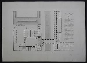 Portion du Plan de l'Herimitage de S. M. Imperiale ou se trouve le Theatre. Plan of the Hermitage...
