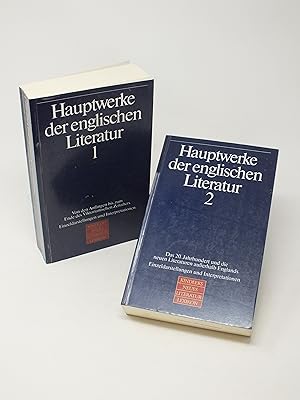 Bild des Verkufers fr Hauptwerke der englischen Literatur, Band 1 + 2 zus. zum Verkauf von Antiquariat Hans Wger