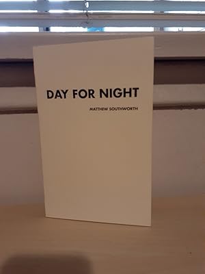 Imagen del vendedor de Day for Night a la venta por Frabjous Books