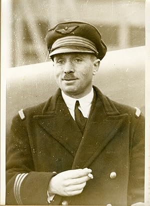 "Le Capitaine MAILLOUX" Photo de presse originale G. DEVRED Agence ROL Paris (1931)