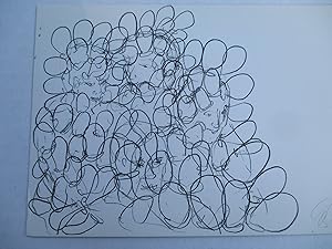 Bild des Verkufers fr Tony Cragg Dessins Galerie Karsten Greve 1996 Exhibition invite postcard zum Verkauf von ANARTIST