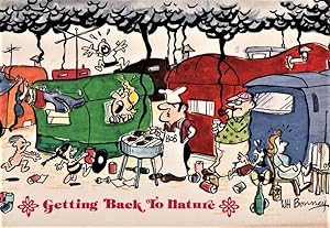 Imagen del vendedor de vacation postcard: Getting Back to Nature a la venta por Mobyville