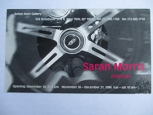 Image du vendeur pour Sarah Morris Drawings Anton Kern Gallery 1996 Exhibition invite postcard mis en vente par ANARTIST