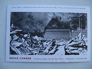 Seller image for Bruce Conner The Dennis Hopper One Man Show Vol III Susan Inglett 2001 Exhibition invite postcard for sale by ANARTIST