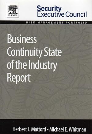Seller image for Business Continuity State of the Industry Report for sale by Biblio Pursuit