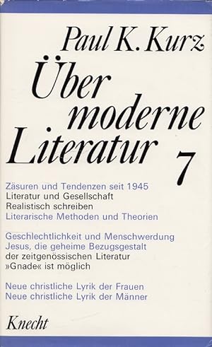 Seller image for ber moderne Literatur 7 - Zur Literatur der spten siebziger Jahre Teil 2 for sale by Versandantiquariat Nussbaum