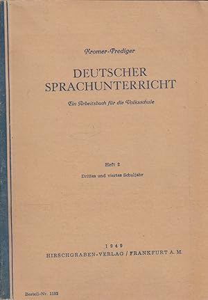 Bild des Verkufers fr Deutscher Sprachunterricht Heft 2 (Drittes und viertes Schuljahr) zum Verkauf von Versandantiquariat Nussbaum