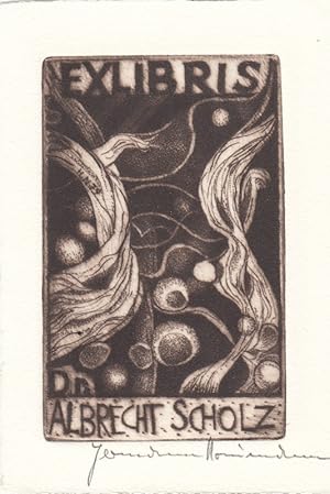 Imagen del vendedor de Exlibris Dr. Albrecht Scholz. Spermien. a la venta por Antiquariat  Braun