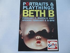 Immagine del venditore per Beth B Portraits and Playthings Deitch Projects 1997 Exhibition invite postcard venduto da ANARTIST