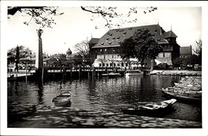 Bild des Verkufers fr Ansichtskarte / Postkarte Konstanz am Bodensee, Gondelhafen mit Konzil zum Verkauf von akpool GmbH