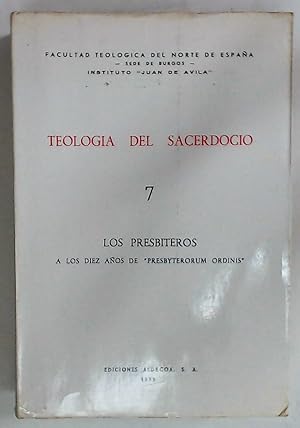 Bild des Verkufers fr Teologia del Sacerdocio. Volume 7. Los Presbiteros. zum Verkauf von Plurabelle Books Ltd