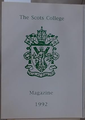 Bild des Verkufers fr Scots College Magazine, 1992. zum Verkauf von Plurabelle Books Ltd