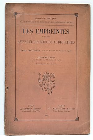 Imagen del vendedor de Les empreintes dans les expertises mdico-judiciaires. Douze figures dans le texte. a la venta por ltimo Captulo S.L.