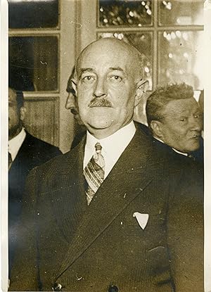 "Mr BATHIAT Président VIEILLES TIGES (Promotion de la Légion d'Honneur)1932" Photo de presse orig...