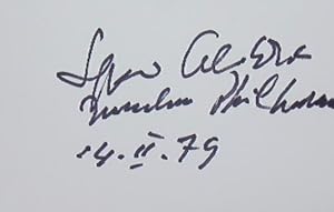 Bild des Verkufers fr eigenhndig signierte und datierte Autogrammkarte: Mnchner Philharmoniker. zum Verkauf von Antiquariat Bebuquin (Alexander Zimmeck)