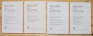 Seller image for Kredit und Kapital - 31. Jahrgang 1998 [Heft 1,2,3 und 4] for sale by Versandantiquariat Manuel Weiner