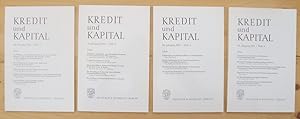 Seller image for Kredit und Kapital - 34. Jahrgang 2001 [Heft 1,2,3 und 4] for sale by Versandantiquariat Manuel Weiner