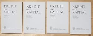 Seller image for Kredit und Kapital - 23. Jahrgang 1990 [Heft 1,2,3 und 4] for sale by Versandantiquariat Manuel Weiner