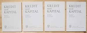 Seller image for Kredit und Kapital - 27. Jahrgang 1994 [Heft 1,2,3 und 4] for sale by Versandantiquariat Manuel Weiner