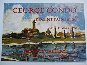 Immagine del venditore per George Condo Recent Paintings Pace Gallery 1991 Exhibition invite postcard venduto da ANARTIST