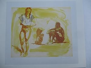 Seller image for Eric Fischl Untitled 1996 Betsy Senior Gallery print edition announcement postcard for sale by ANARTIST