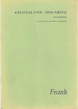Seller image for Programmheft Karl Neumann FRANK Spielzeit 1963 / 64 Heft 12 for sale by Programmhefte24 Schauspiel und Musiktheater der letzten 150 Jahre