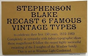 Stephenson Blake Recast 6 Famous Vintage Types