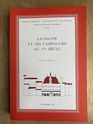 Lausanne et ses campagnes au 17e siècle.