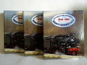 Das Archiv der Deutschen Dampflokomotiven 1848 - 1965. Marken - Typen - Bauarten. 3 Ordner