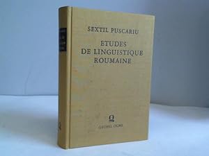 Etudes de linguistique roumaine